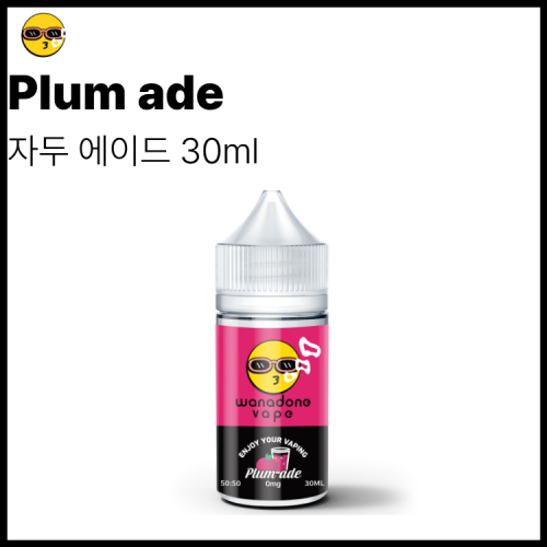 워나던베이프 무니코틴 자두에이드 액상 30ml