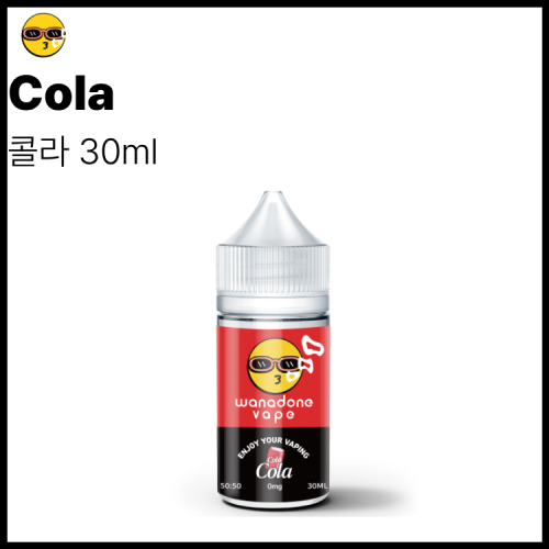 워나던베이프 무니코틴 콜라 액상 30ml