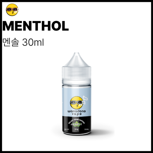 워나던베이프 무니코틴 액상 멘솔 30ml