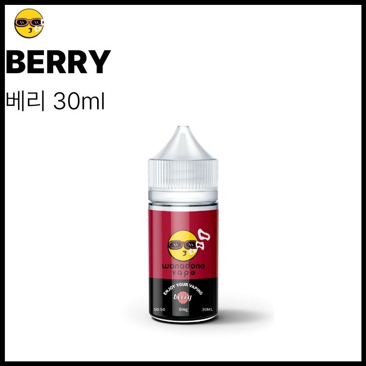 워나던베이프 무니코틴 액상 베리 30ml